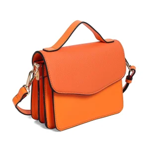 781470 Vesker, ALEXA Clutch med håndtak - orange