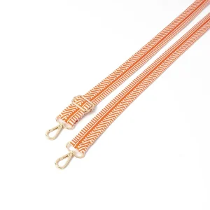 770270 Smal skulderrem to-farget, orange