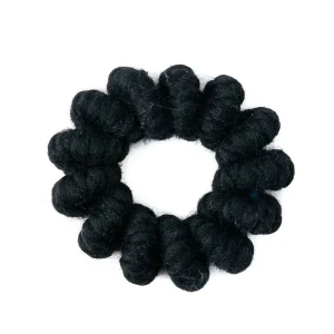 705201 Hårstrikkk spiral - svart