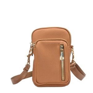 743715 Vesker IDA mobilbag  - cognac